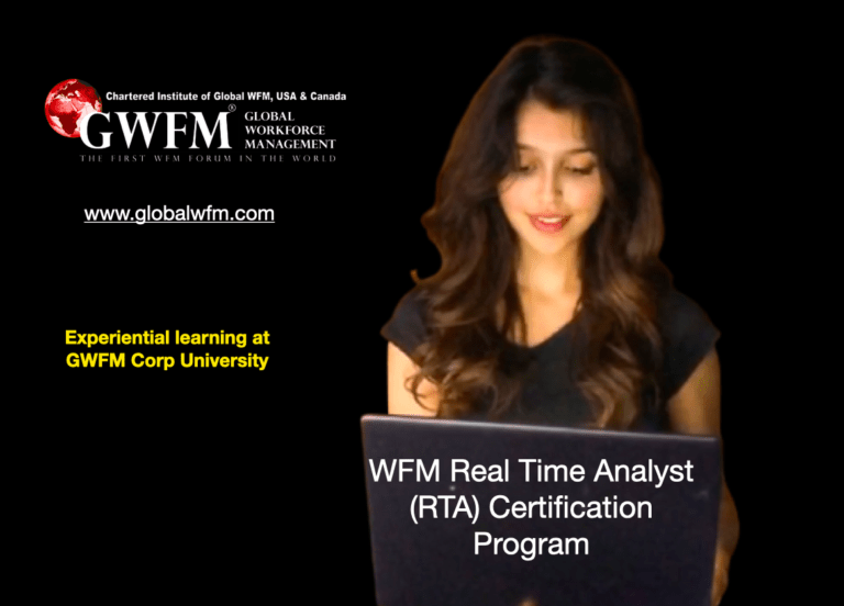 Certification in WFM Real Time Management (RTM)