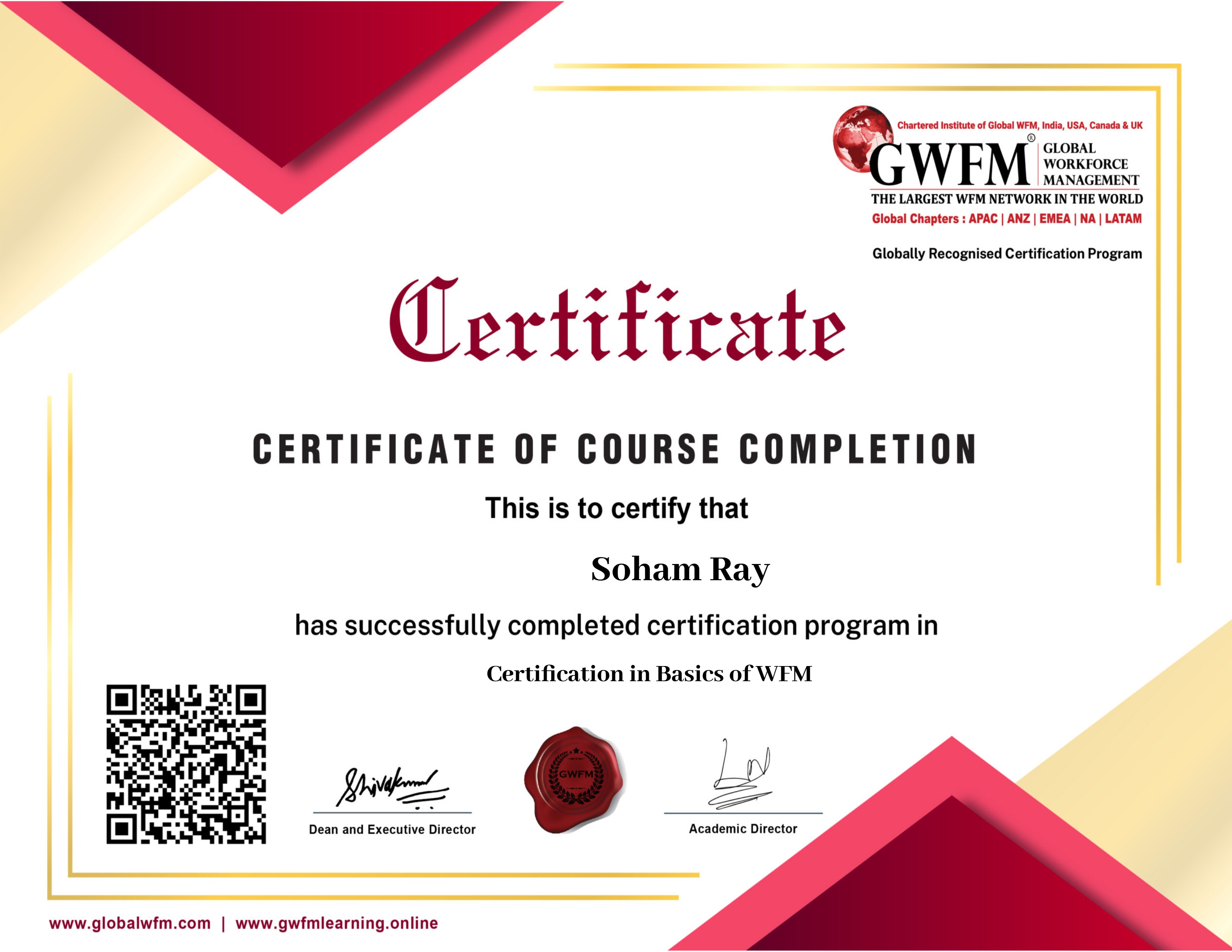Certification in Basics of WFM