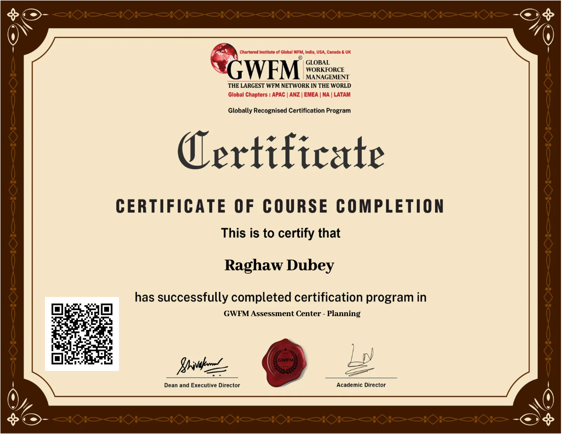 GWFM Assessment Center - Planning